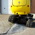 Minibagger Wacker Neuson 2003 hinten Vertical System Mieten Baumaschinen Baumaschinenverleih Baudienstleistungen Rehfelde Müncheberg Strausberg Eggersdorf Wriezen Neuhardenberg Seelow Altlandsberg Vogelsdorf Barnim Rehfelde Fredersdorf Klosterdorf Bautech